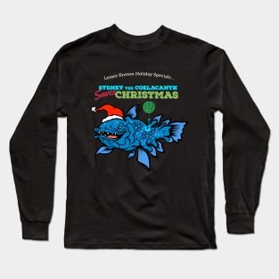 Sydney the Coelacanth Saves Christmas Long Sleeve T-Shirt